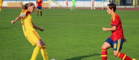 Fotbal feminin: Romania - Spania 0-2, in preliminariile Cupei Mondiale 2015